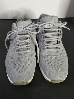 Skechers Women’s Gray Lace-Up Athletic Sneakers